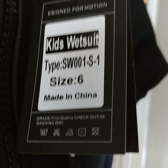 Casulo blue black Scuba Diving  Paddle Boarding Kayaking Surfing wet suit  Sz 6 - Picture 5 of 9